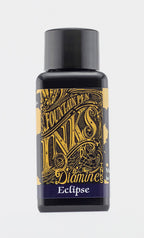 A bottle of 30ml Diamine Eclipse fountain pen ink, in front of a white background.