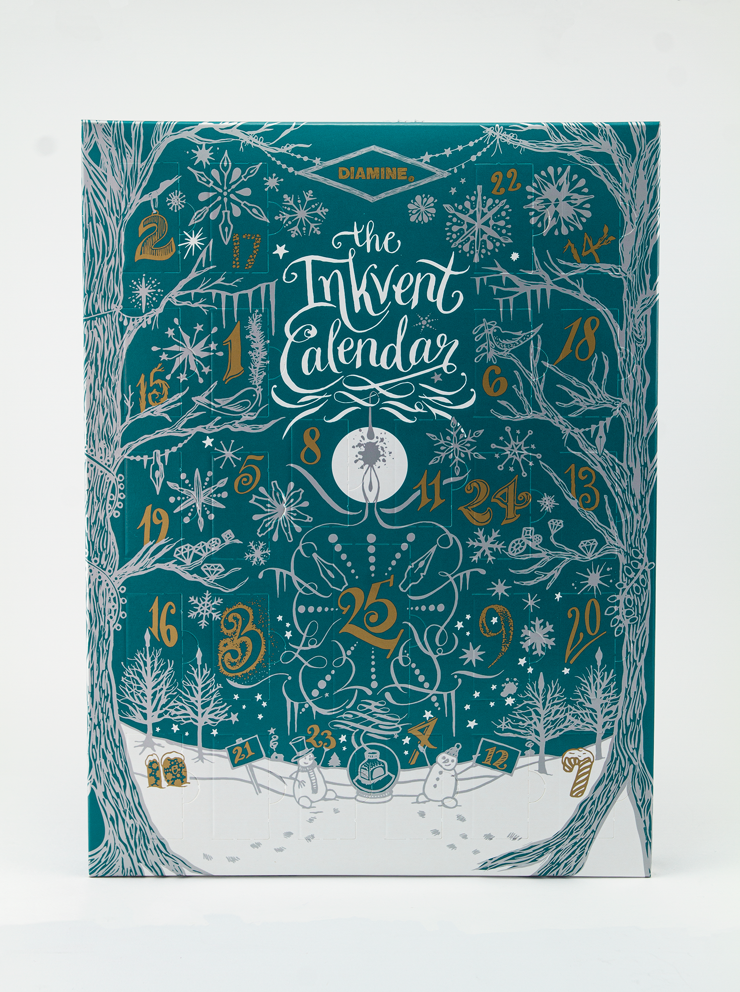 Diamine Teal Edition Inkvent Calendar 2025