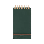 Midori WM Ring Notebook Grain Memo - Green