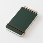 Midori WM Ring Notebook Grain Memo - Green