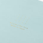 Single Midori A5 blue notebook.