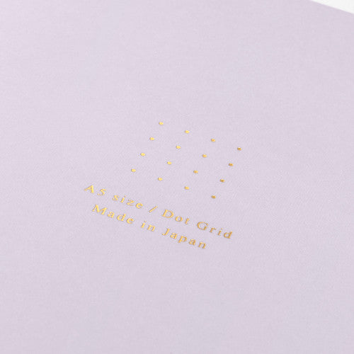 Single Midori A5 purple notebook.