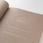 Open Midori Yuru notebook showing name page.