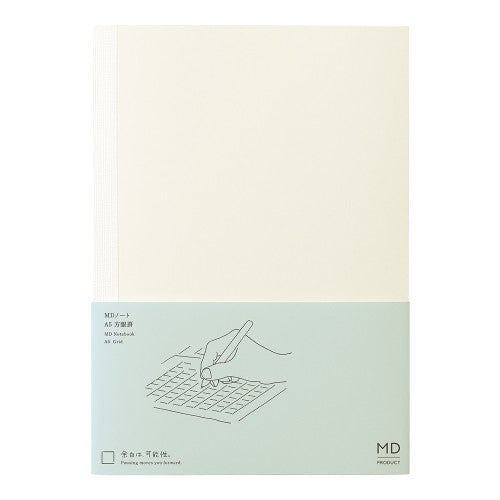 MD Paper Journal with Grid B design on pages, on a white background.