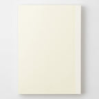 Reverse side of MD Paper Journal with Grid B design on pages, on a white background.