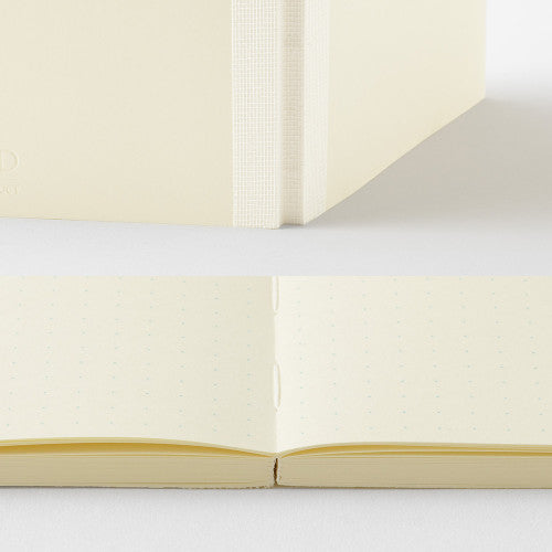 MD Notebook A5 with Dot Grid Pages on a white background.