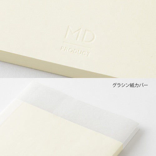 MD Notebook A5 with Dot Grid Pages on a white background.