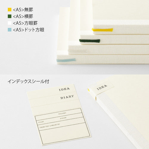 Group of MD paper product notebooks.