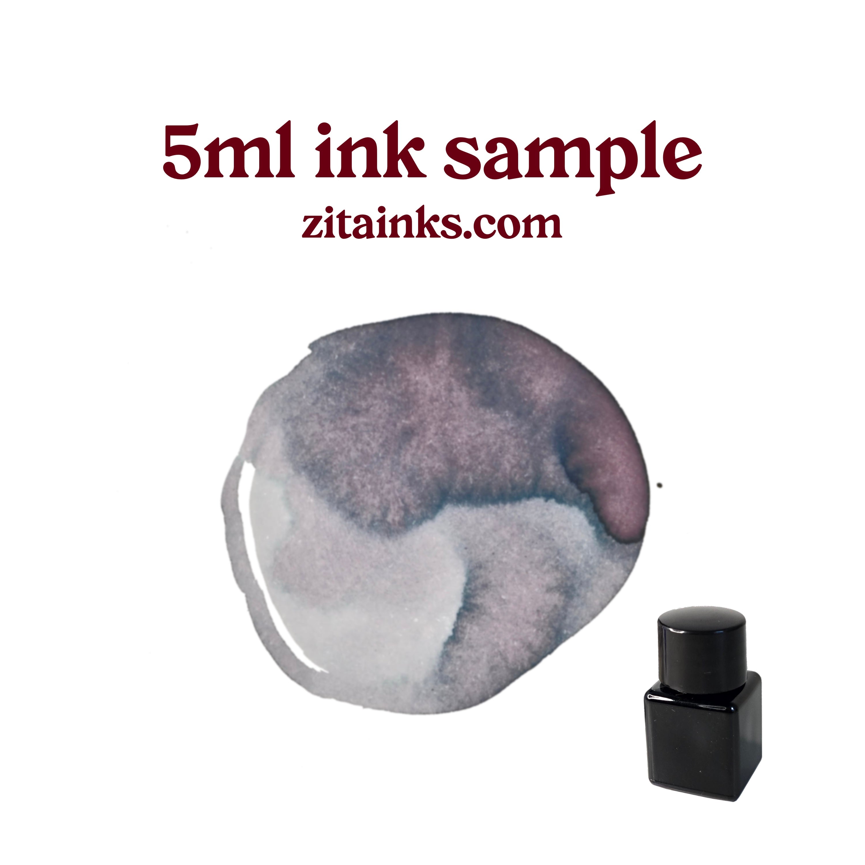 5ml Fountain Pen Ink Sample - Diamine Lady Grey