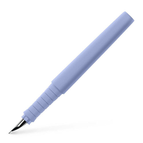 Single Faber‑Castell Poly Fountain Pen in Pale Iris on a plain background.