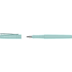 Single Faber‑Castell Poly Fountain Pen in Caribic Blue on a plain background.