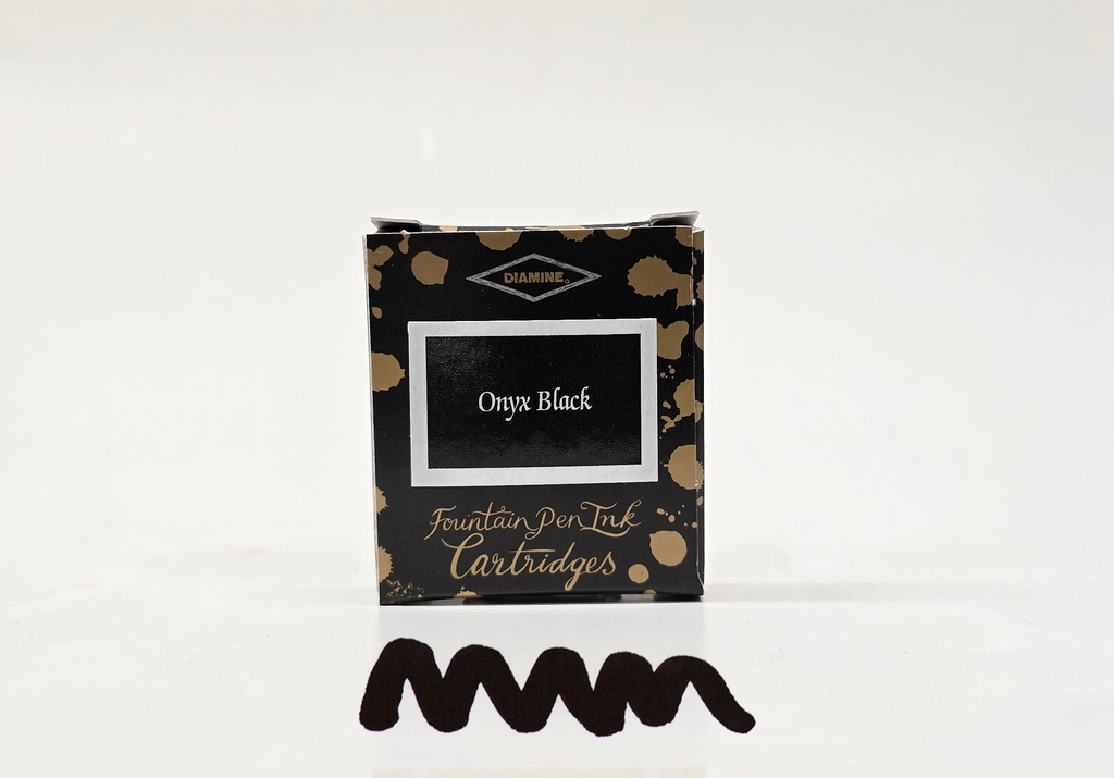 Diamine Fountain Pen Ink Cartridges - Onyx Black