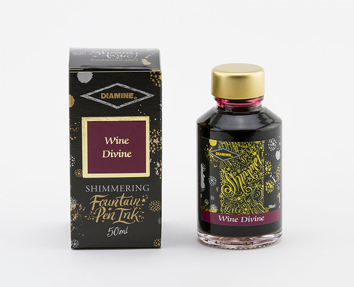 Diamine Shimmering Ink 50ml - Wine Divine
