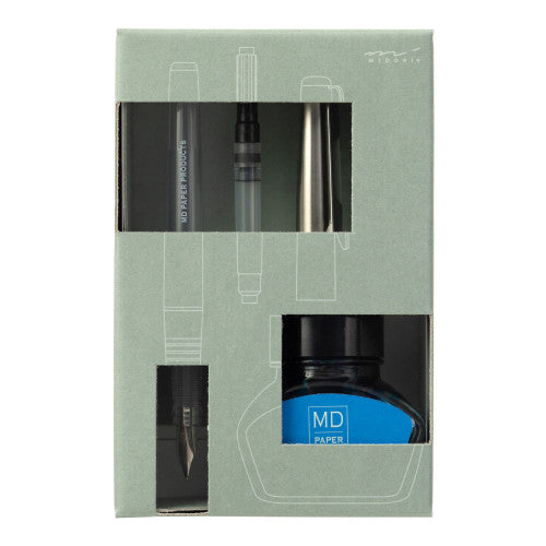 LIMITED EDITION | Midori MD Fountain Pen Gift Set - Blue