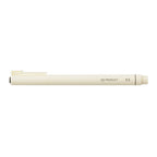 MD drawing pen with cap on on a white background.
