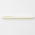MD drawing pen with cap on on a white background.