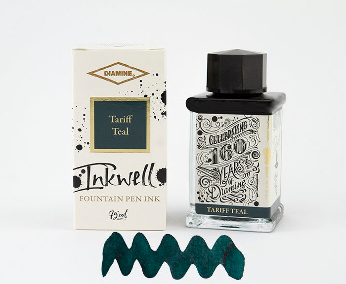 Diamine 160th Anniversary Fountain Pen Ink - Tariff Teal