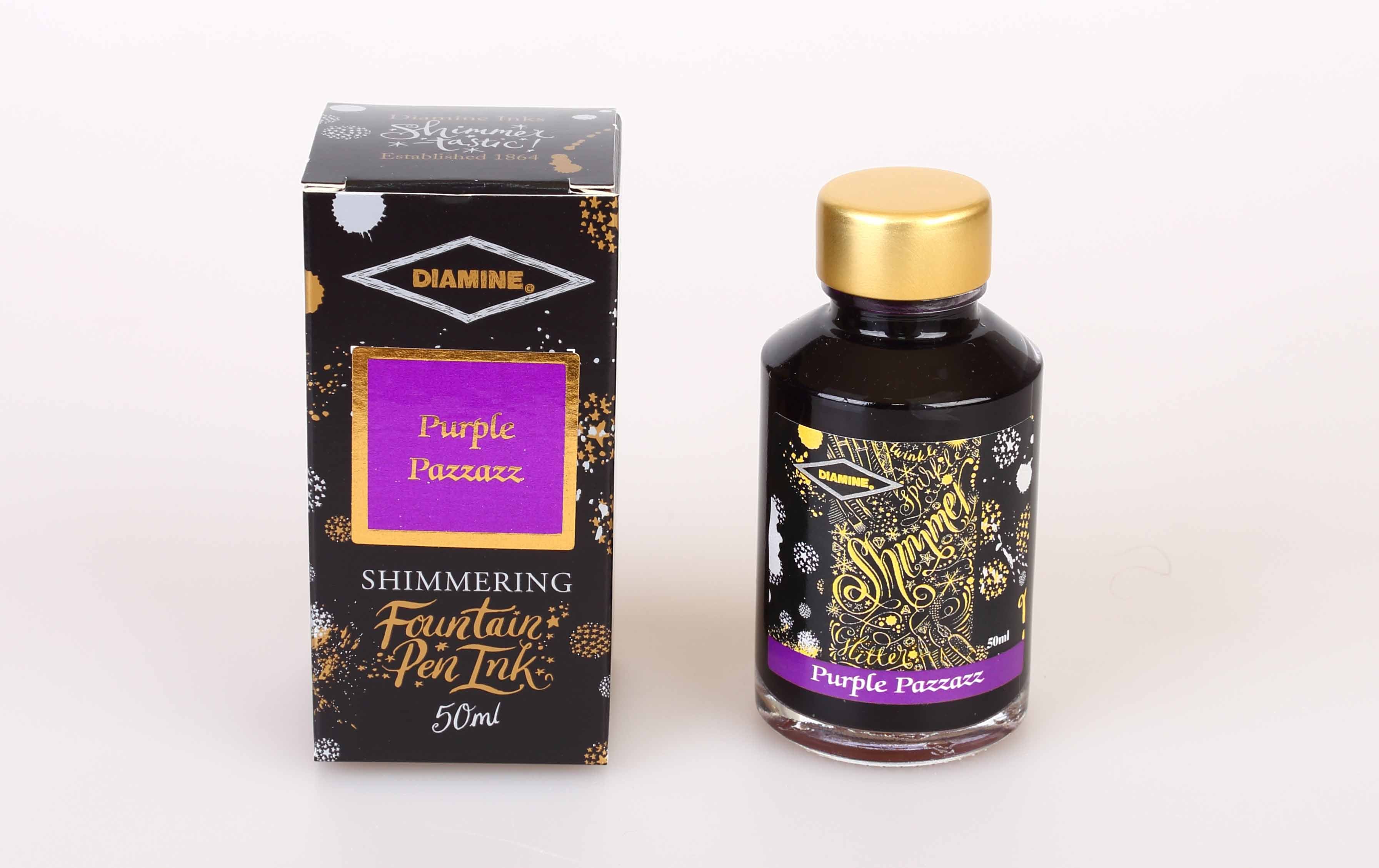 Diamine Shimmering Ink 50ml - Purple Pazzazz