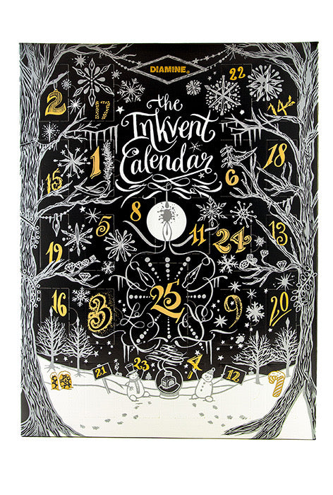 Diamine Black Edition Inkvent Calendar 2024