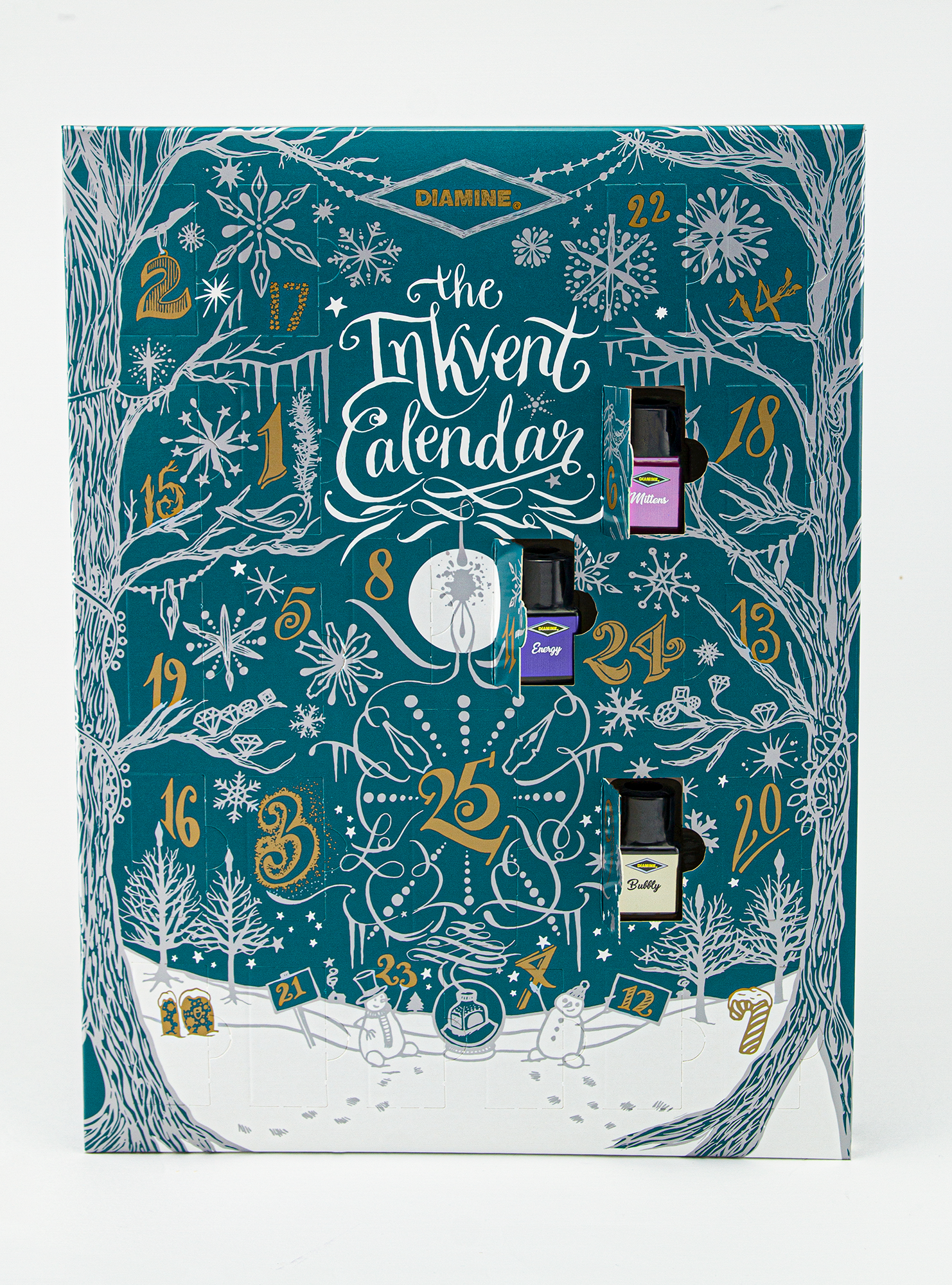 Diamine Teal Edition Inkvent Calendar 2025