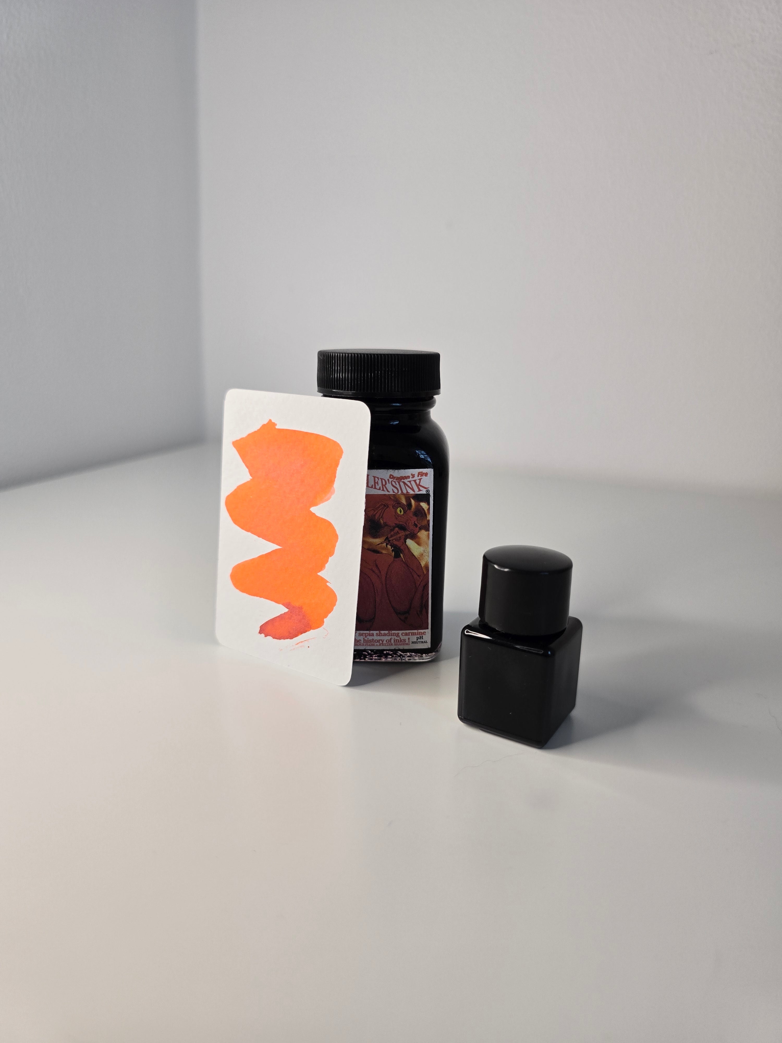5ml Noodlers Fountain Pen Ink Sample UK - Dragon's Fire – Zita Inks