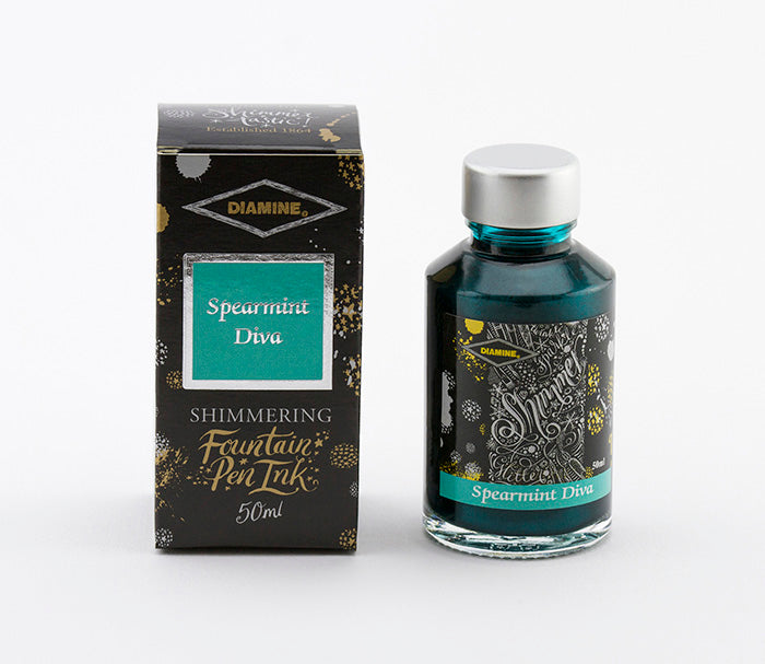 Diamine Shimmering Ink 50ml - Spearmint Diva