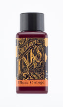 Load image into Gallery viewer, A bottle of 30ml Diamine Blaze Orange fountain pen ink, in front of a white background.
