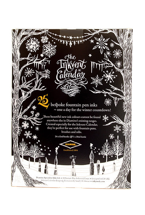 Diamine Black Edition Inkvent Calendar 2024