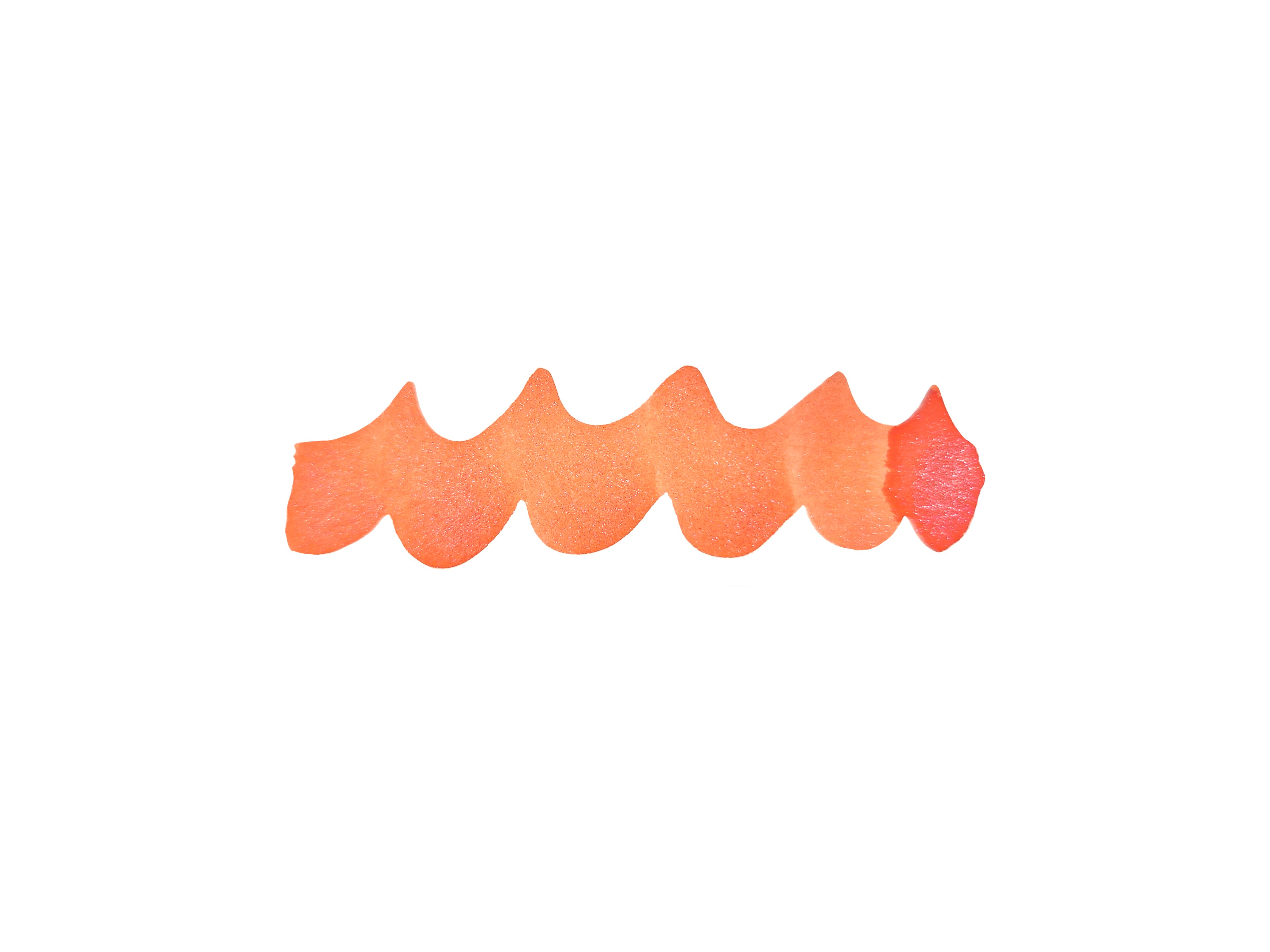 Colour swatch wavy line of Diamine Ambience fountain pen ink.
