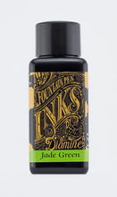 Load image into Gallery viewer, A bottle of 30ml Diamine Jade Green fountain pen ink, in front of a white background.
