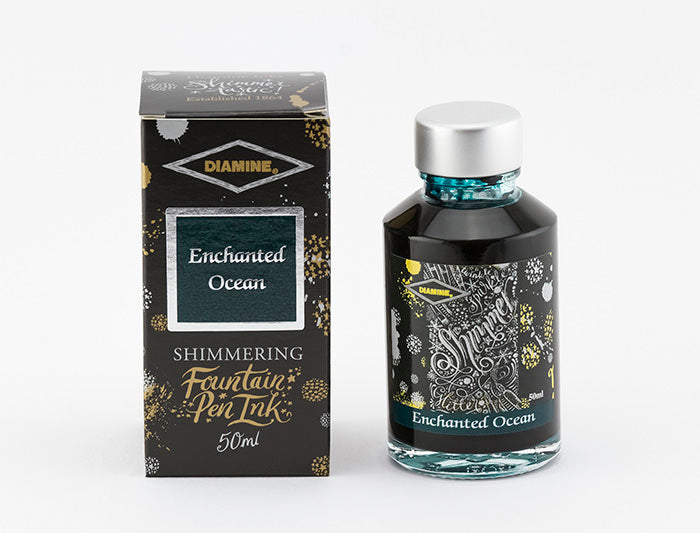 Diamine Shimmering Ink 50ml - Enchanted Ocean