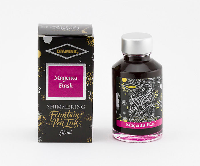 Diamine Shimmering Ink 50ml - Magenta Flash