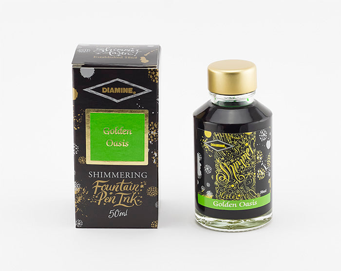 Diamine Shimmering Ink 50ml - Golden Oasis