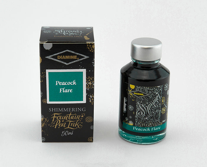 Diamine Shimmering Ink 50ml - Peacock Flare