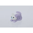 Single Iwako Playful Cat Eraser in Purple.