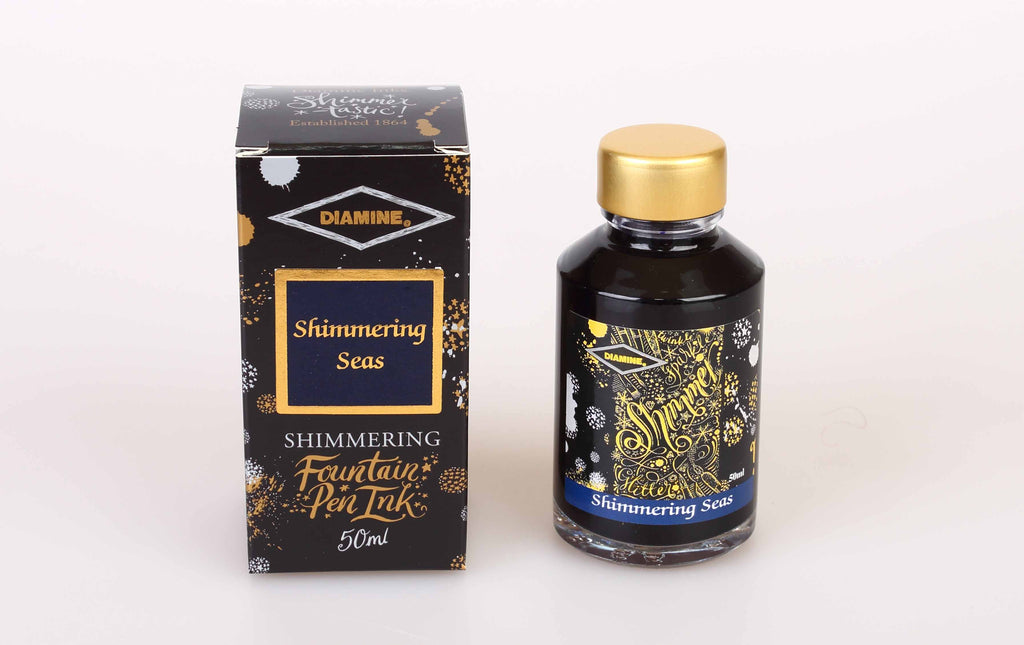 Diamine Shimmering Ink 50ml - Shimmering Seas