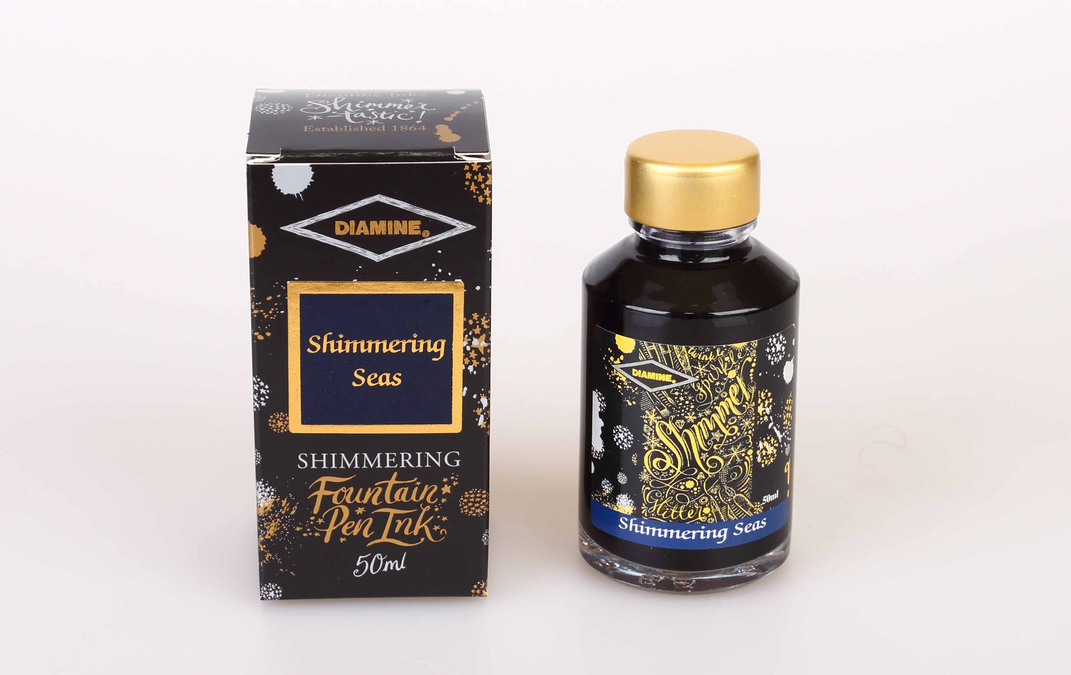 Diamine Shimmering Ink 50ml - Shimmering Seas