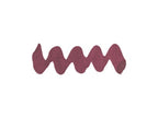 Wavy pink purple line on a white background. Diamine Forest Gateau fountain pen ink colour swatch.