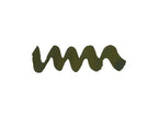 Wavy black line on a white background. Diamine Good Tidings fountain pen ink colour swatch.