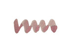 Wavy pale pink line on a white background. Diamine Potpurri fountain pen ink colour swatch.