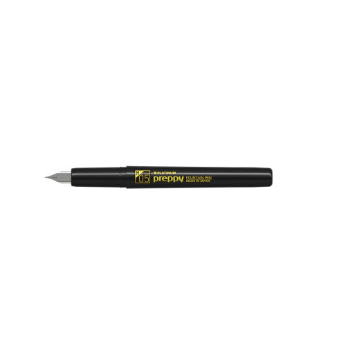 Platinum Preppy Fountain Pen with cap off.