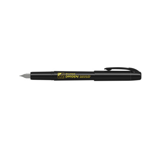 Platinum Preppy Fountain Pen with cap on back of pen.