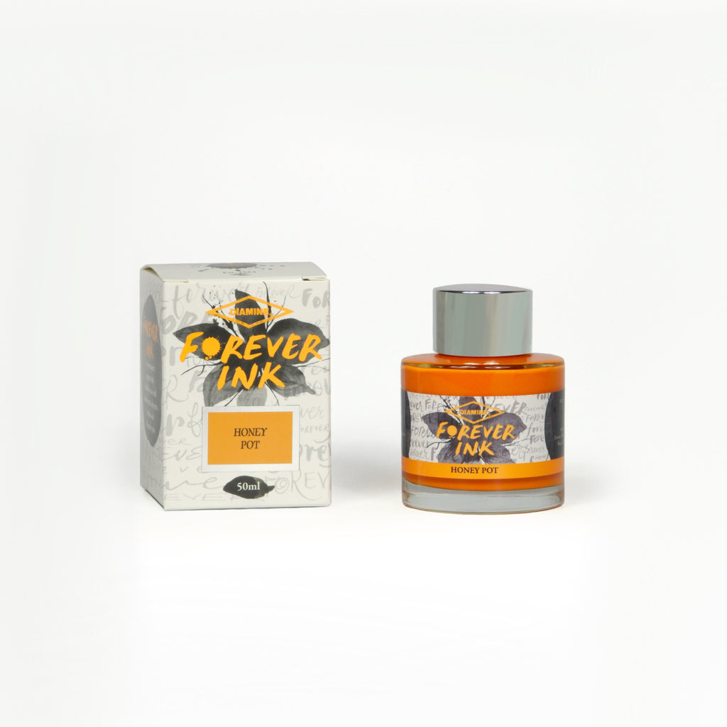 Diamine Forever Ink - Permanent Pigment Ink 50ml - Honey Pot