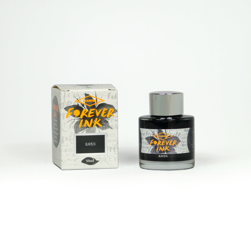 Diamine Forever Ink - Permanent Pigment Ink 50ml - Raven