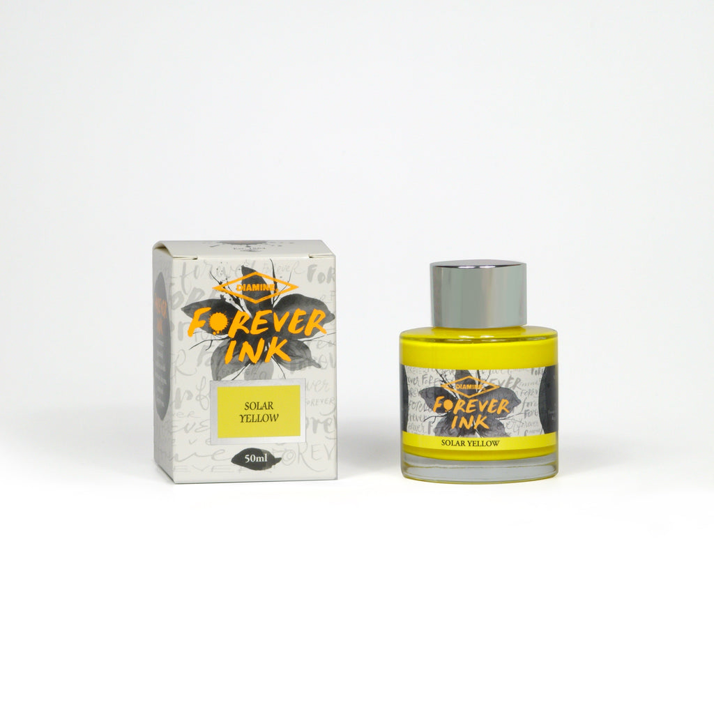 Diamine Forever Ink - Permanent Pigment Ink 50ml - Solar Yellow