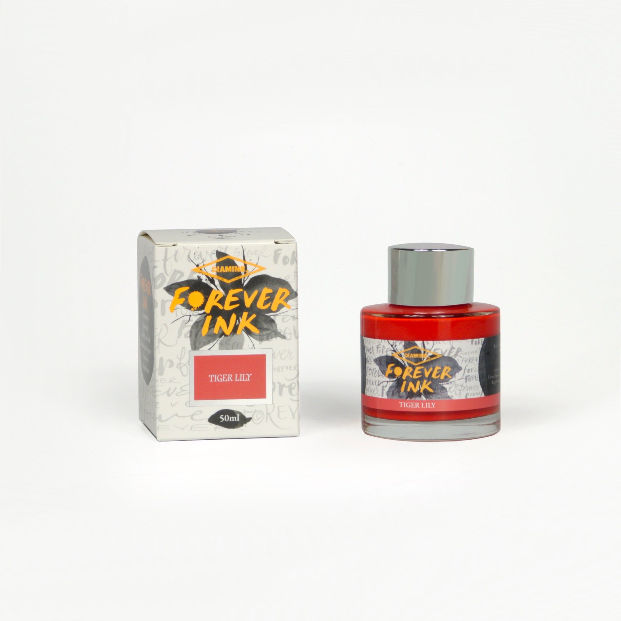 Diamine Forever Ink - Permanent Pigment Ink 50ml - Tiger Lily