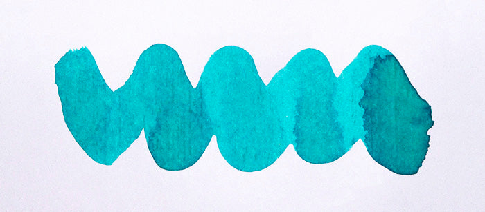 A colour swatch of Diamine Bliss fountain pen ink.