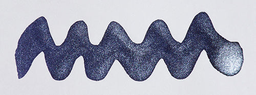 A colour swatch of Diamine Arabian Nights fountain pen ink.