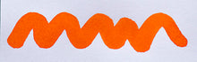 Load image into Gallery viewer, A colour swatch of Diamine Orange fountain pen ink.
