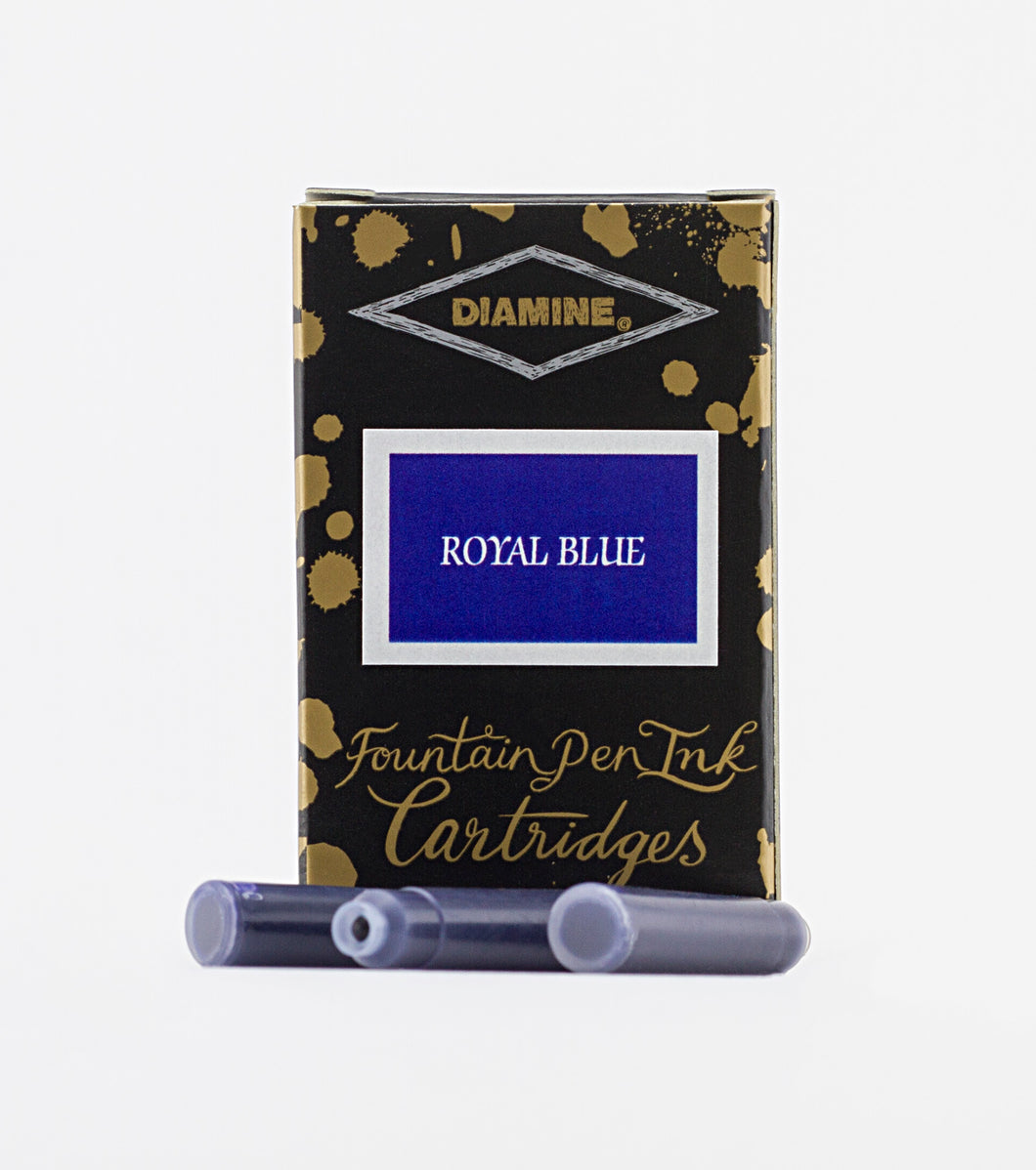 Diamine Fountain Pen Ink Cartridges Royal Blue Zita Inks